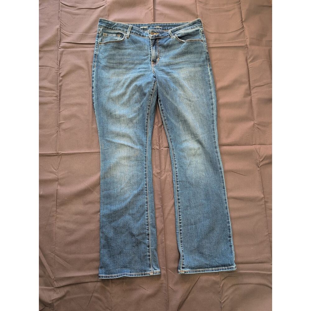 Old Navy Jeans Kicker Bootcut Womens 12 Mid Rise Stretch Denim